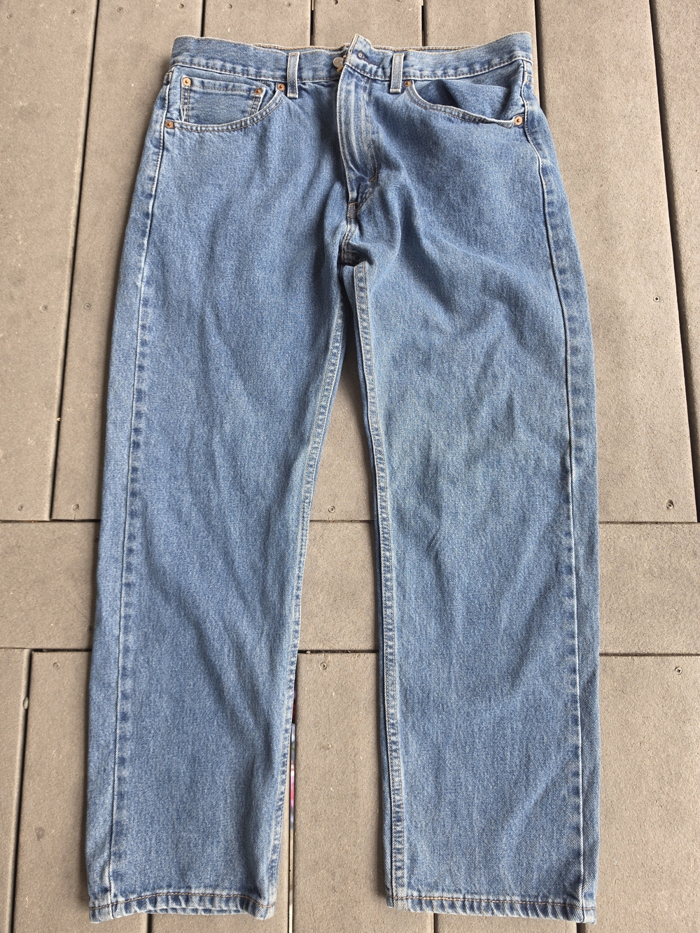 Levi's Men's Light Blue Straight Leg Jeans